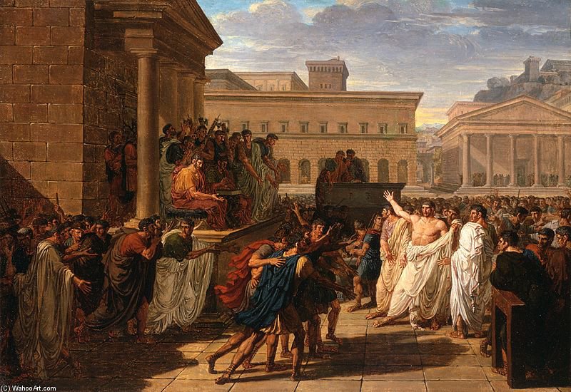 Brutus Listening To The Ambassadors From The Tarquins — Louis Lafitte
