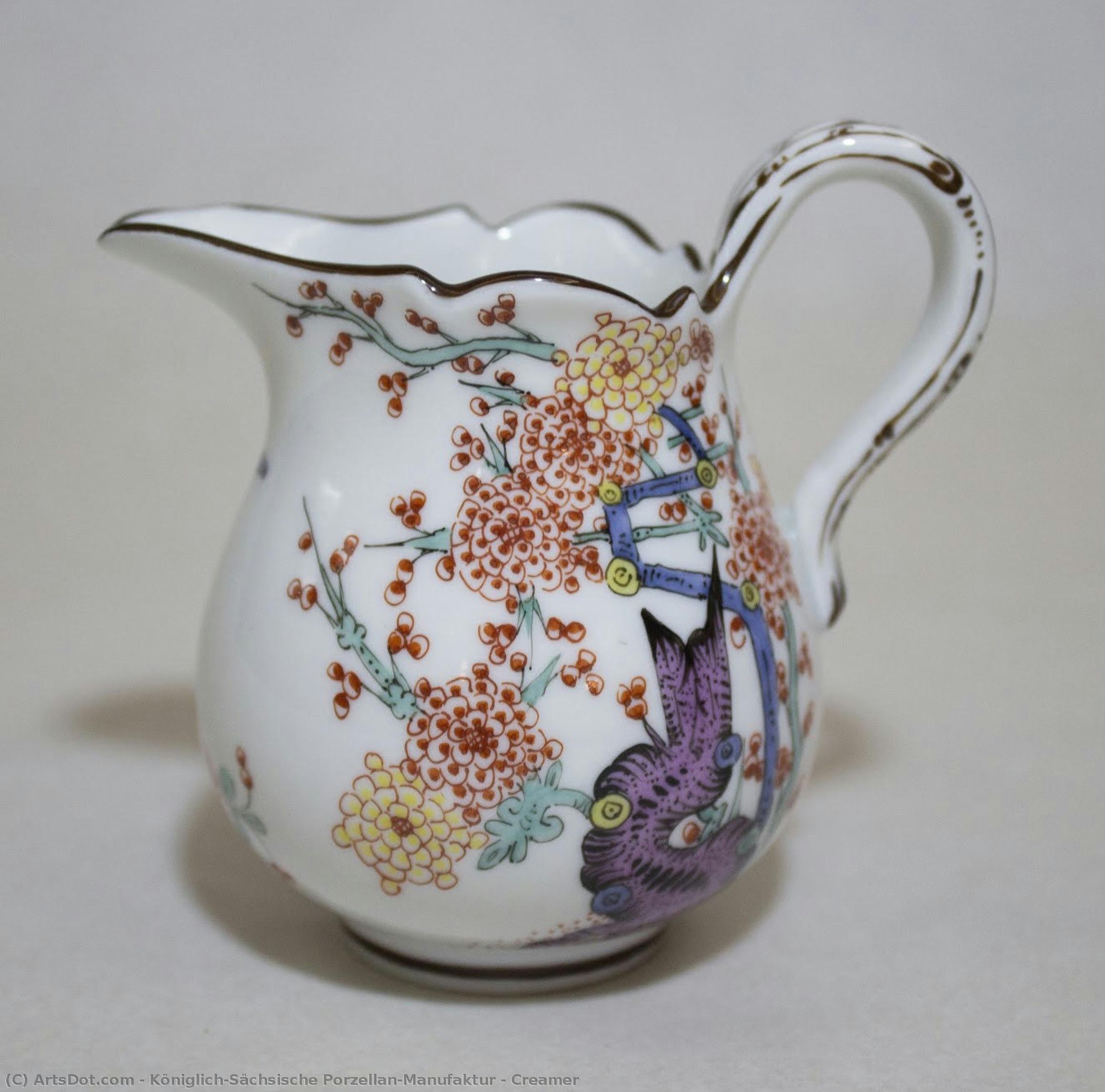 Creamer — Königlich-sächsische Porzellan-manufaktur