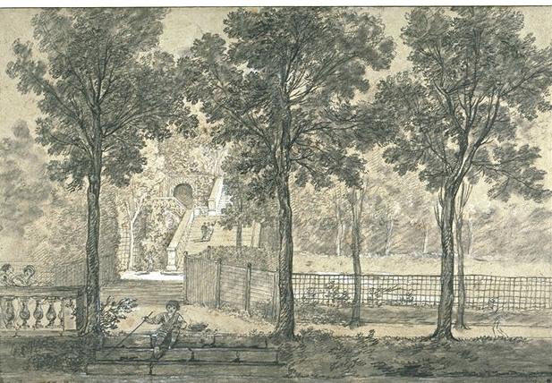 View Of The Arcueil Park 2 — Jean-baptiste Oudry