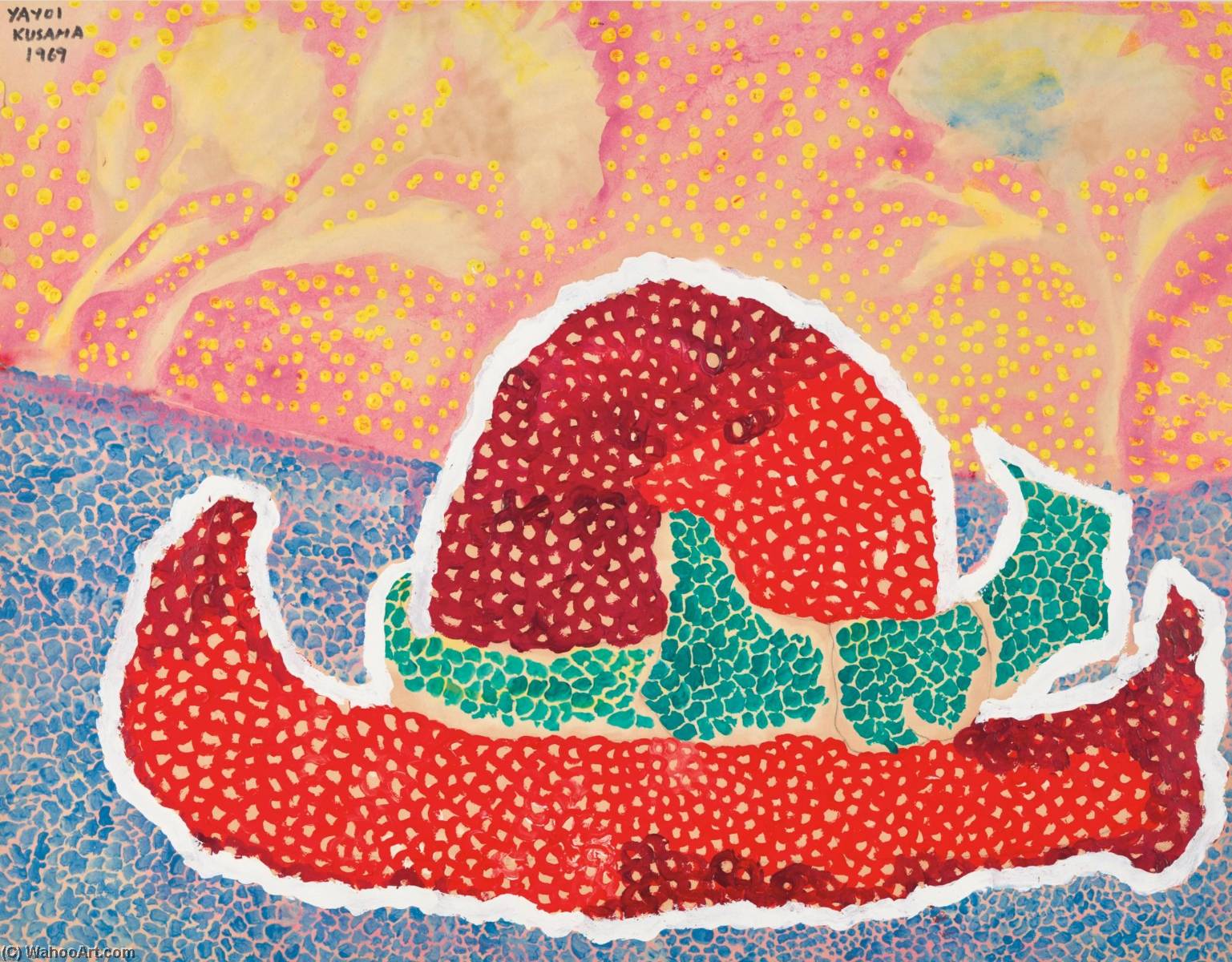 Hat Left Behind In The Field — Jajoi Kusama