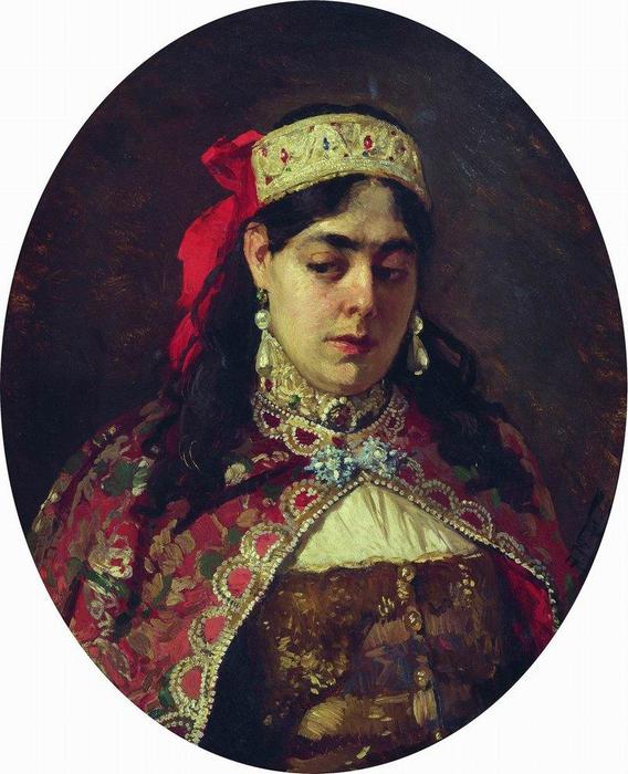 Portrait Of Tsarevna Sofia — Konstantin Jegorowitsch Makowski