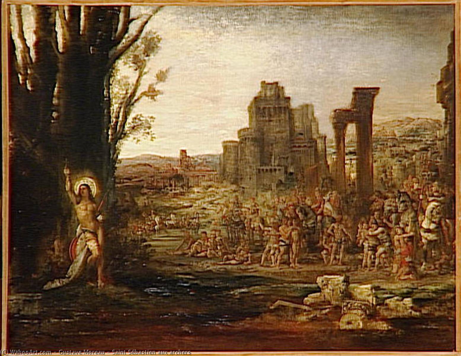 Saint Sébastien Aux Archers — Gustave Moreau