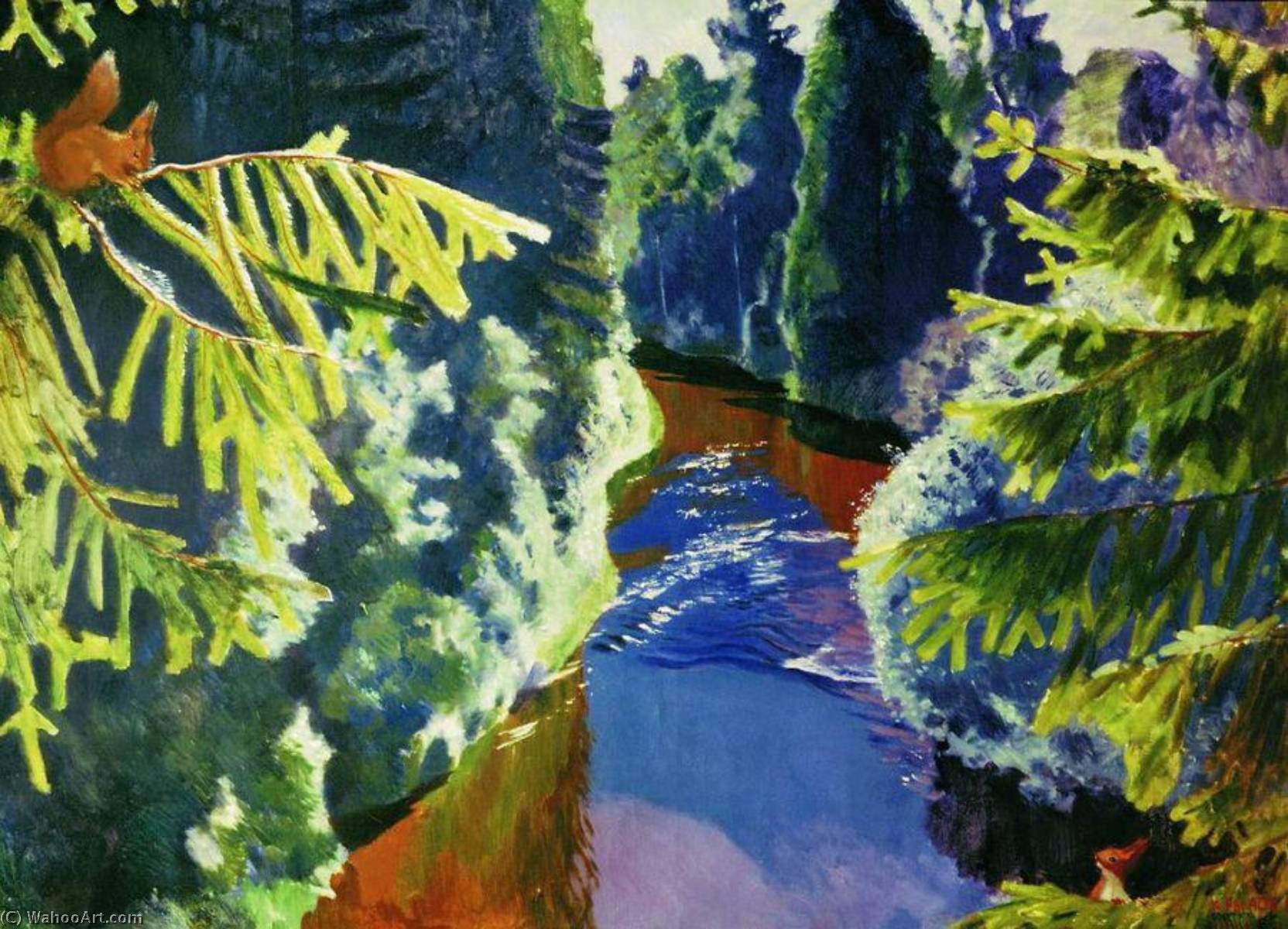 The Forest Stream — Arkadij Aleksandrovic Rylov