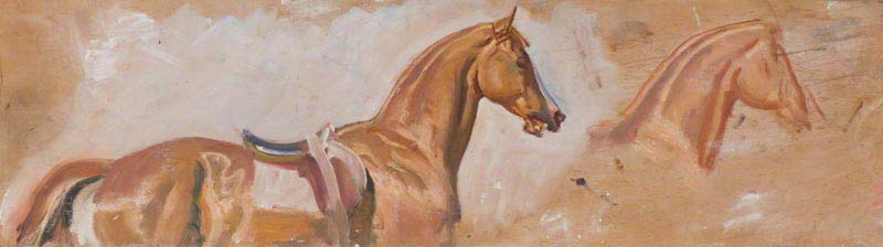 Studies Of A Chestnut Racehorse — Sir Alfred James Munnings
