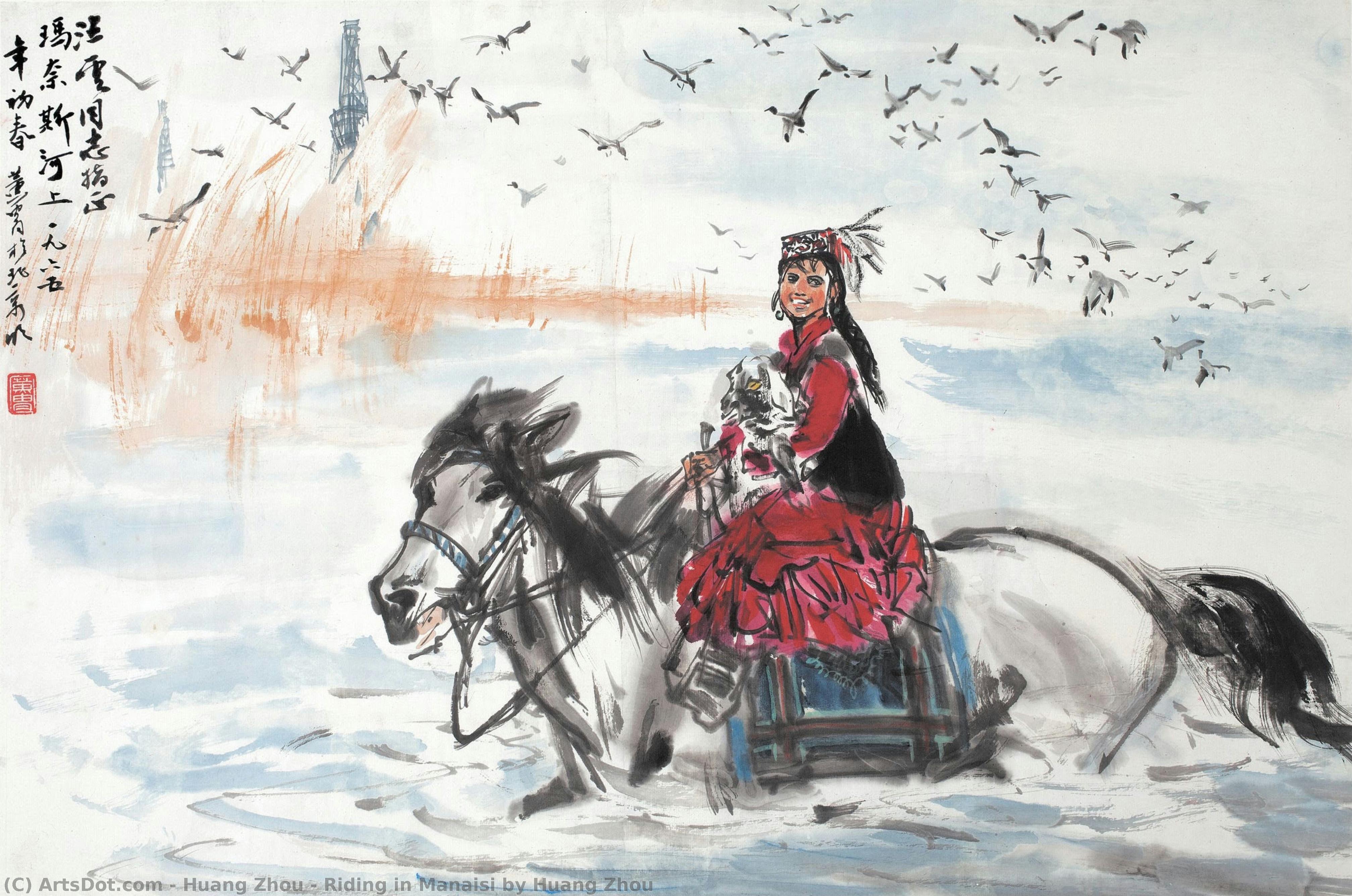 Riding In Manaisi By Huang Zhou — Huang Zhou