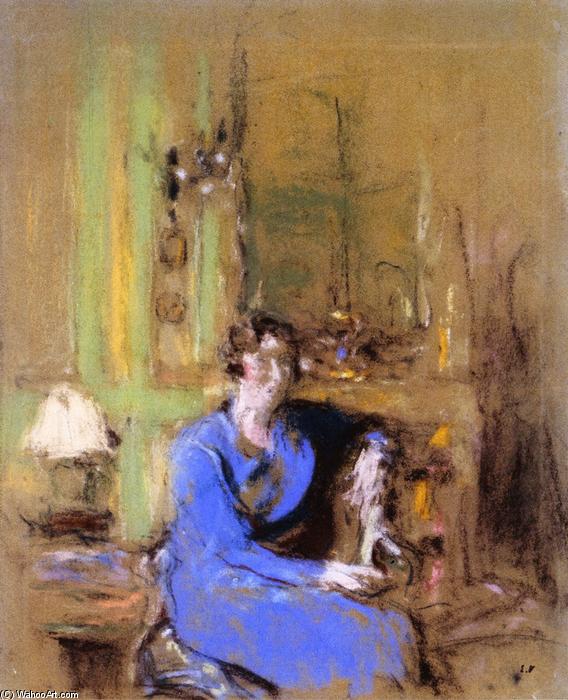 Madame Lucien Sauphar, Seated In Her Salon — Jean-édouard Vuillard