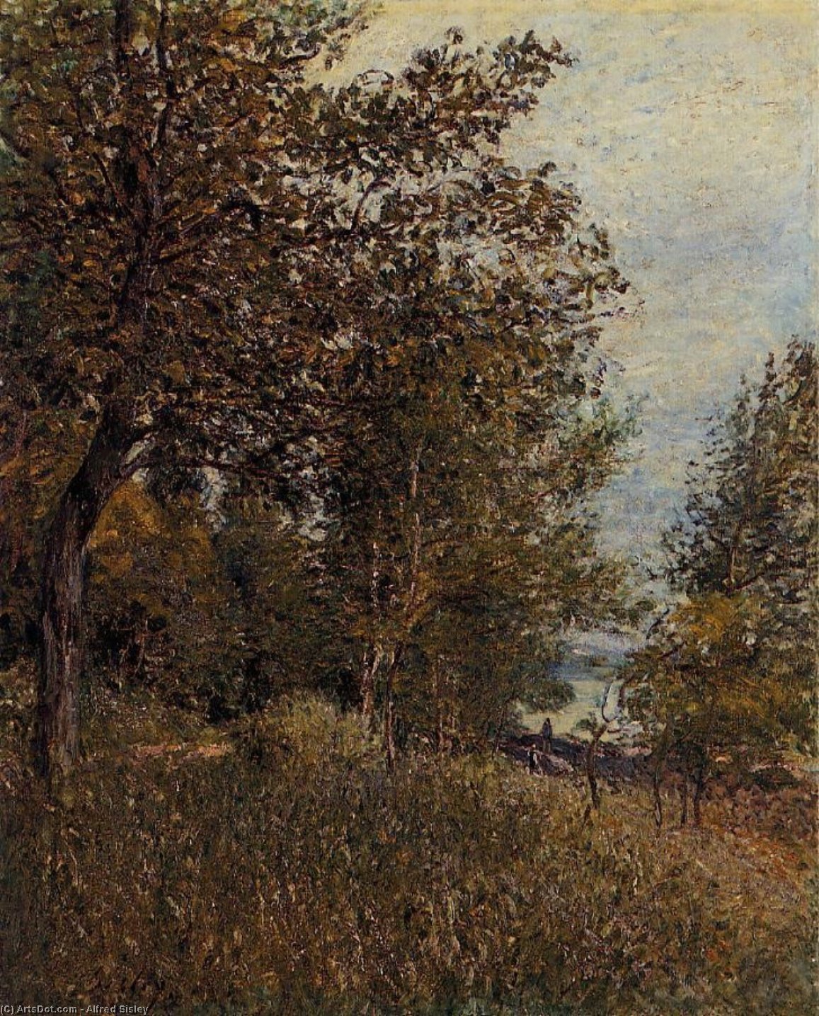 A Corner Of The Roches Courtaut Woods, June — Alfred Sisley