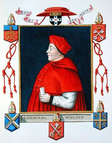 Portrait Of Thomas Wolsey Cardinal And Statesman From 'memoirs Of The Court Of Queen E — Sarah, Gräfin Von Essex