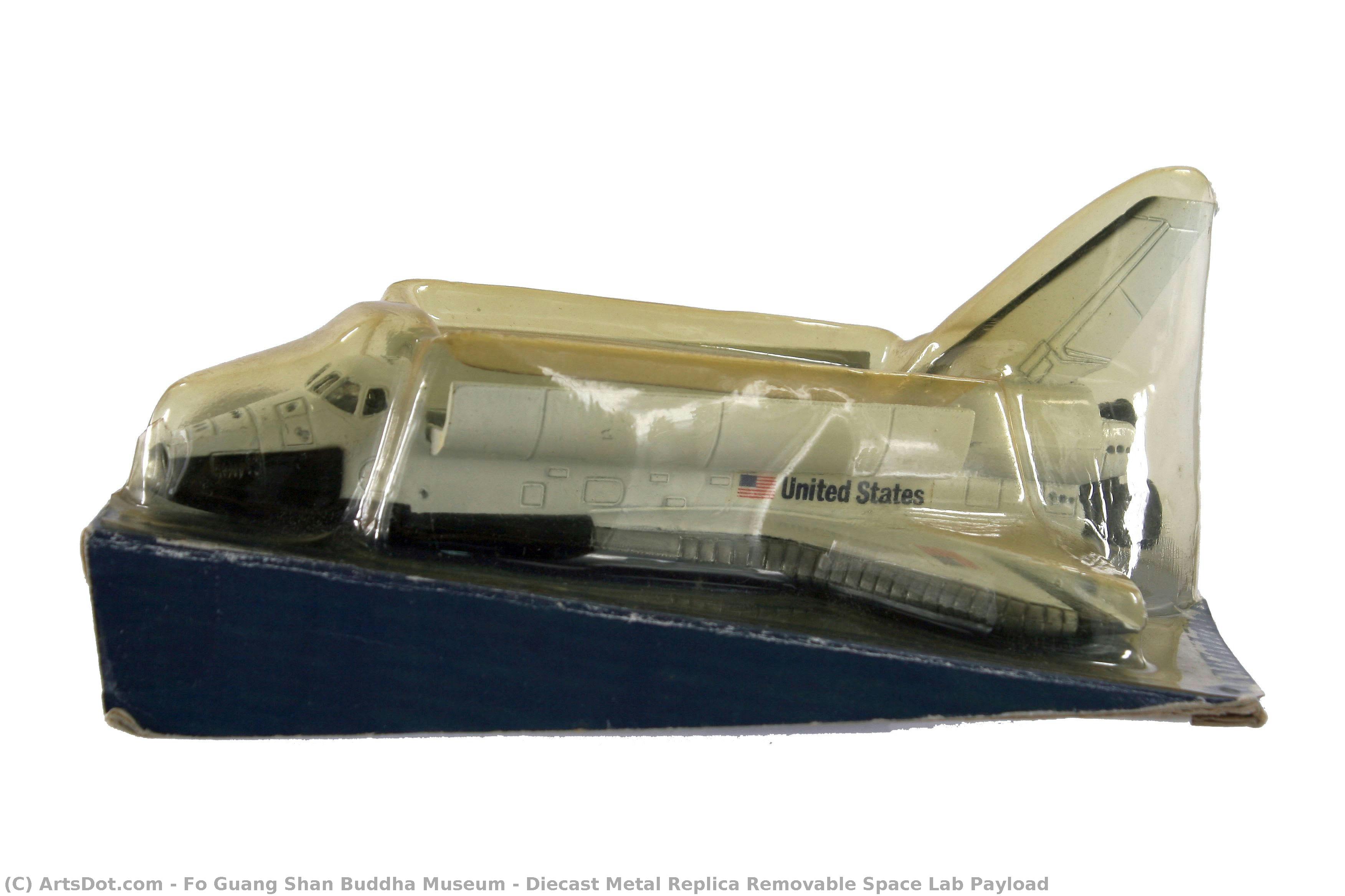 Diecast Metal Replica Removable Space Lab Payload — Fo Guang Shan Buddha Museum