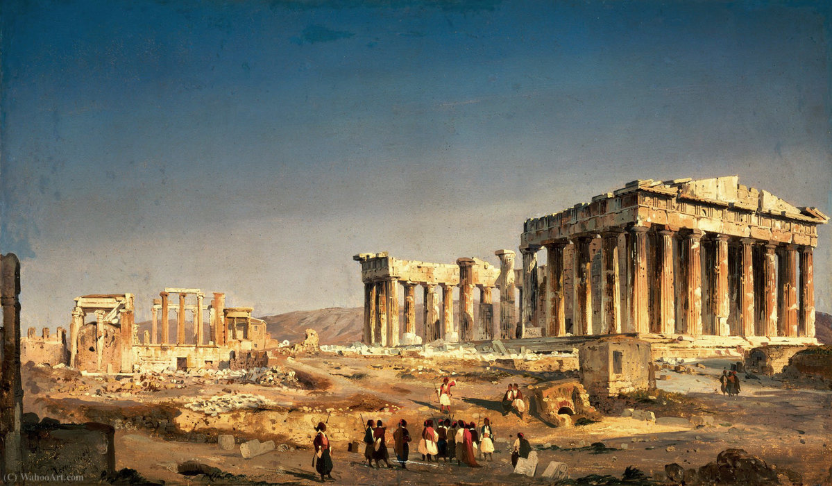 The Prtenon — Ippolito Caffi