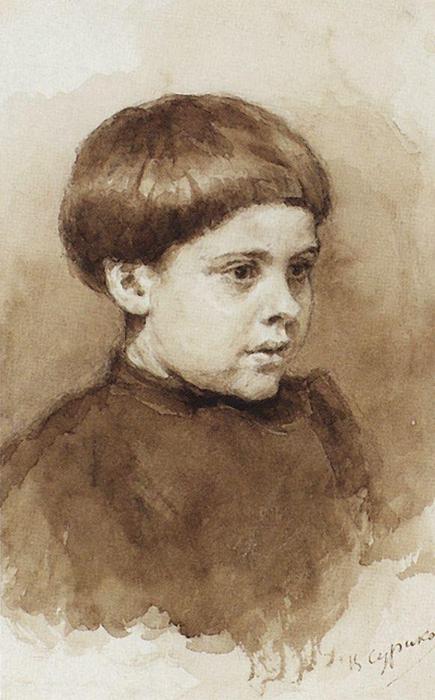 Portrait Of O. V. Surikova — Vasily Ivanovich Surikov