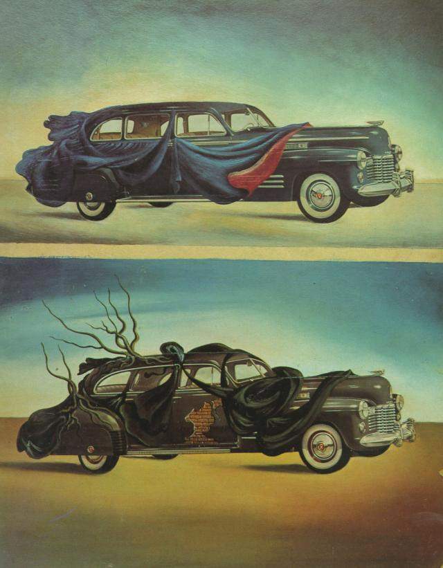 Car Clothing (clothed Automobile), 1941 — Сальвадор Дали