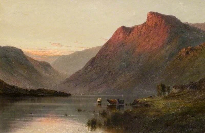 Evening, Wonders Of The Loch — Alfred Fontville De Breanski
