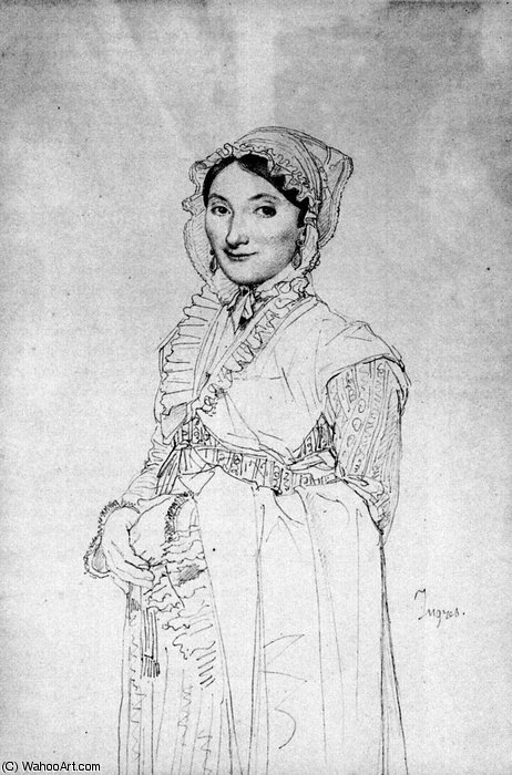 Madame Charles Hayard Born Jeanne Susanne — Jean-auguste-dominique Ingres
