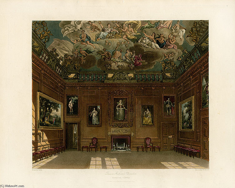 Queen's Audience Chamber, Windsor Castle — Чарльз Уайлд