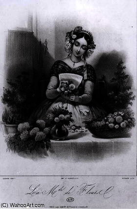 The Flower Seller — Eugene Charles Francois Guerard