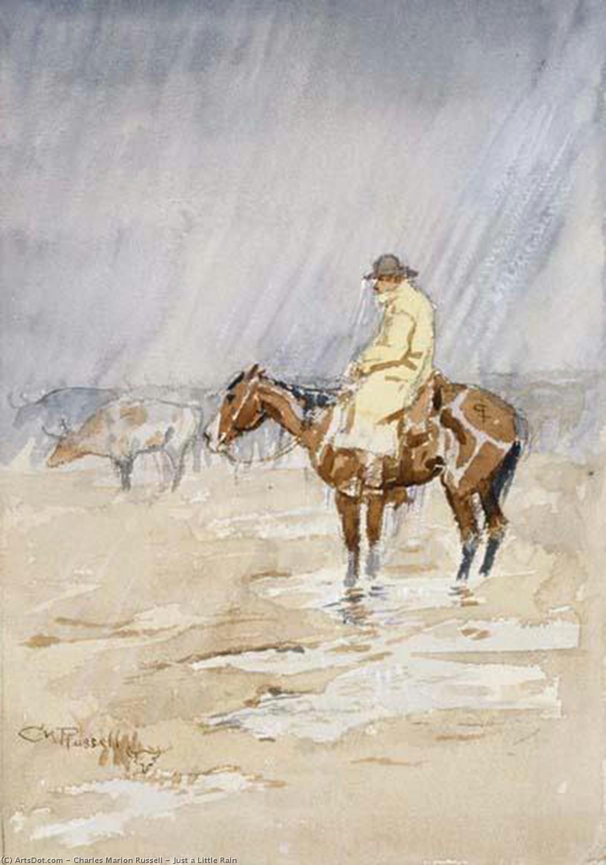 Just A Little Rain — Charles Marion Russell