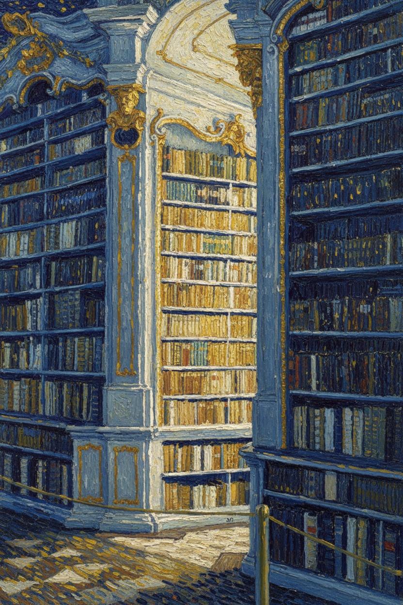 Azure Nocturne: The Gilded Repository — Camille Guérin