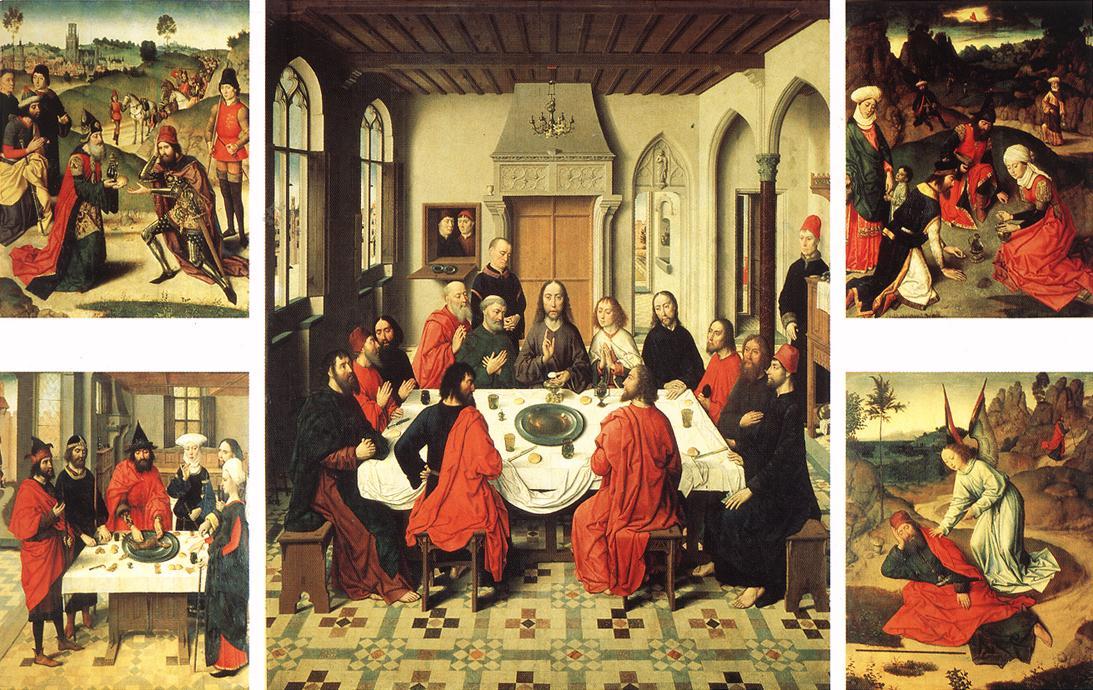 Altarpiece Of The Holy Sacrament — Dieric Bouts The Younger