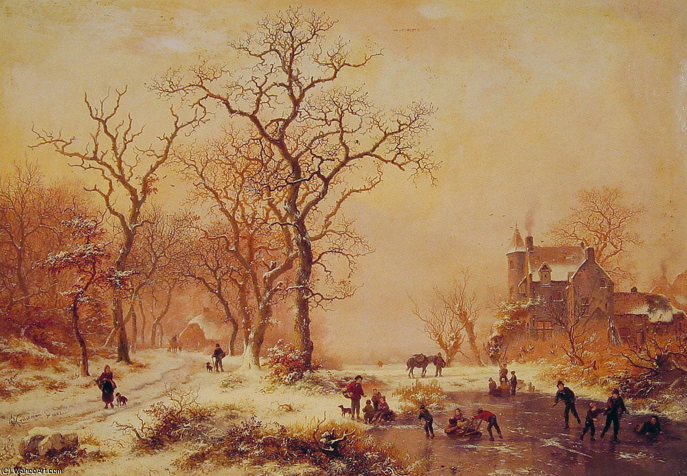 Ice Skating — Frederick Marianus Kruseman