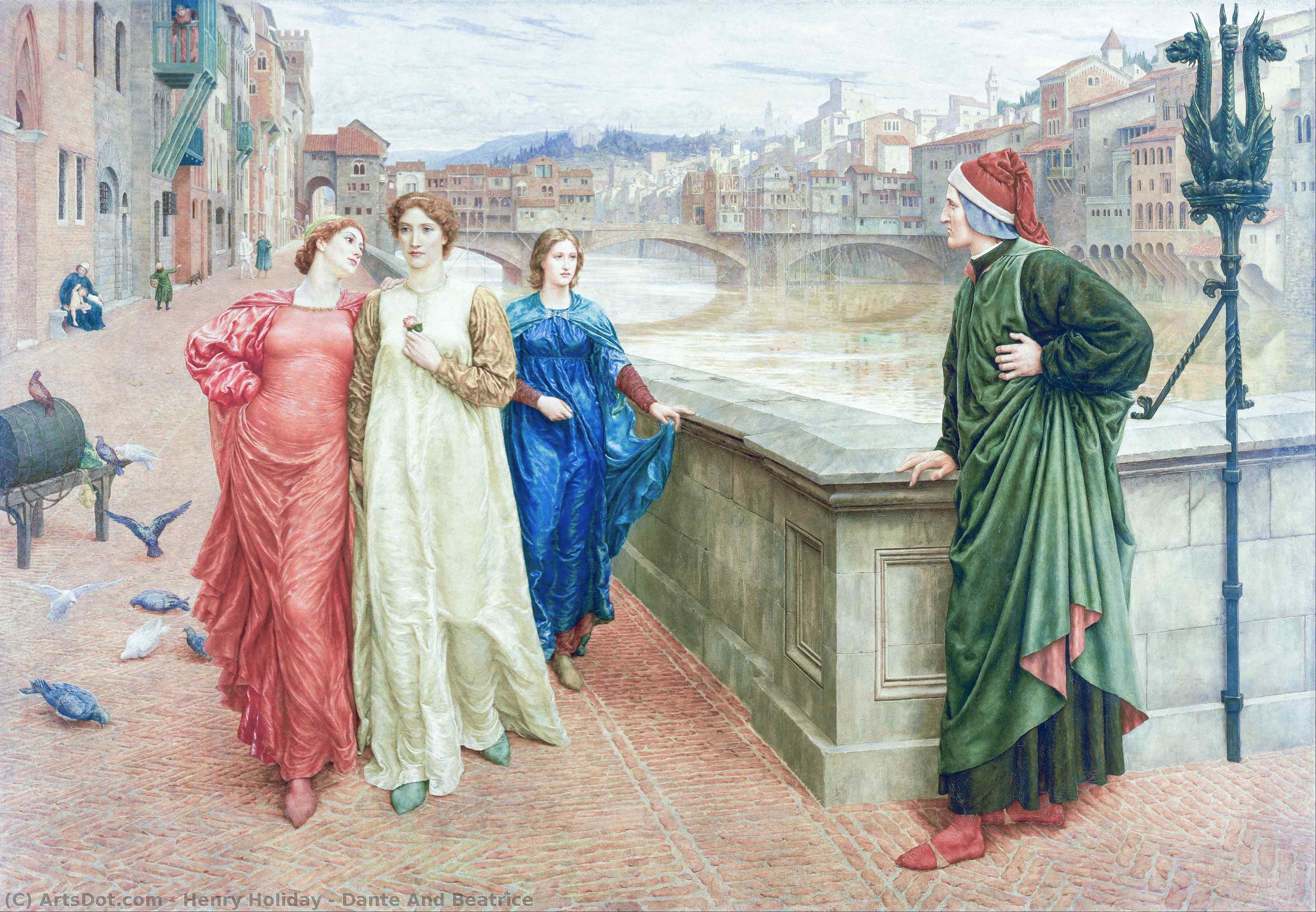 Dante And Beatrice — Генри Холлайд