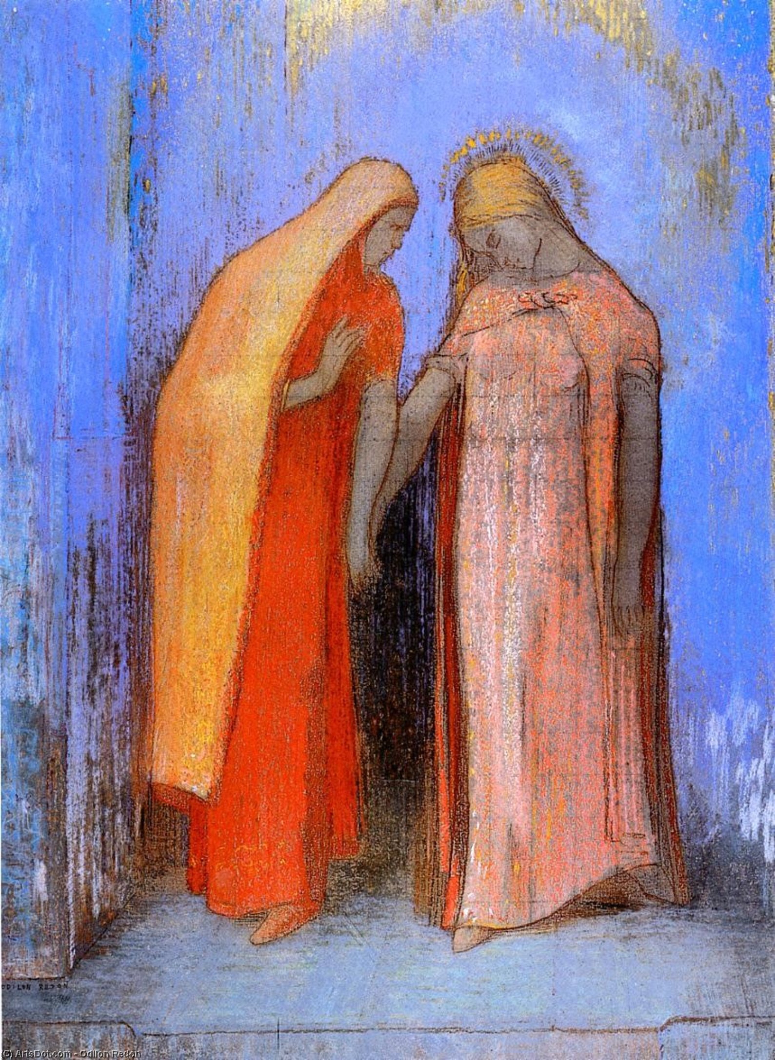 Mystical Conversation 1 — Одилон Редон