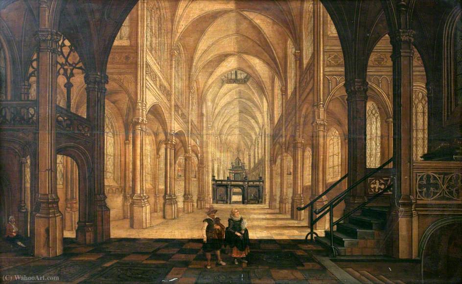 Interior Of A Church Looking East — Hendrick Van The Younger Steenwyck
