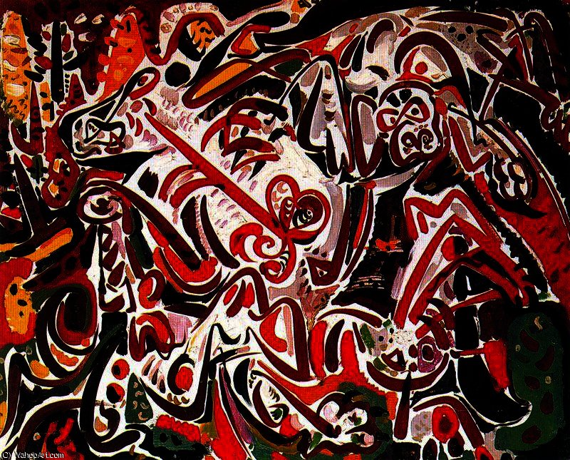 Elk Devoured By The Dogs — Андре Массон
