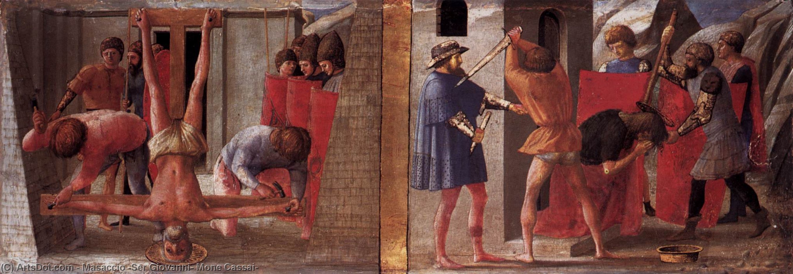 Predella Panel From The Pisa Altar — Masaccio