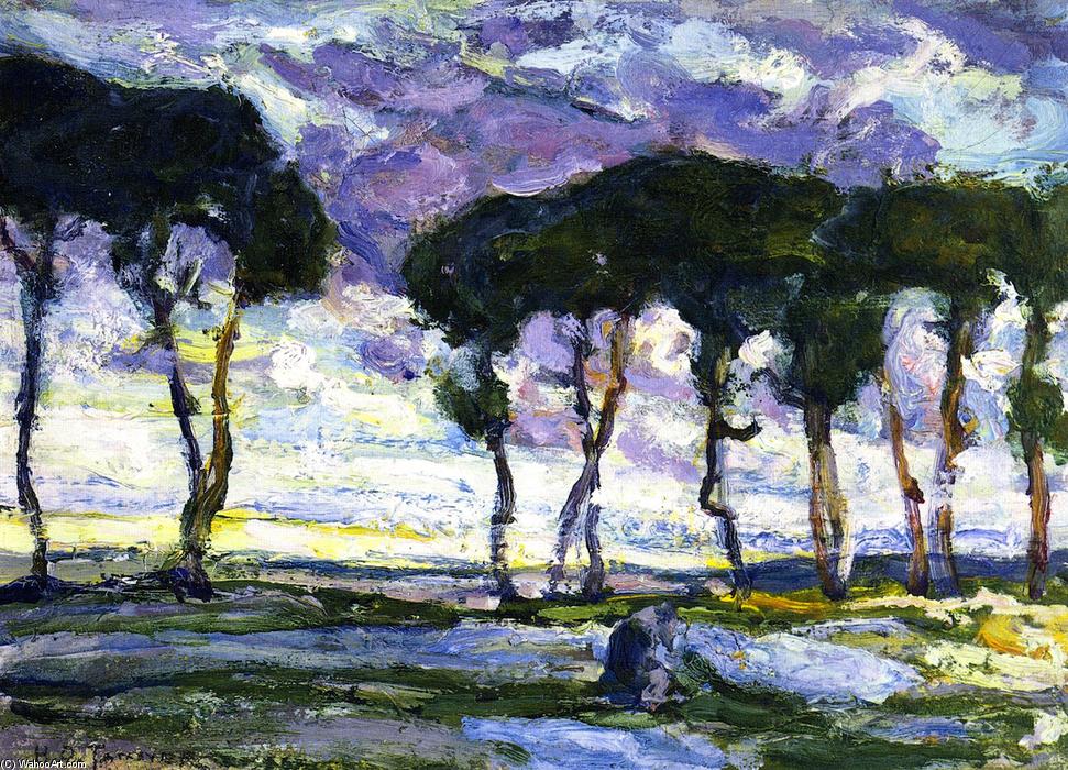Landscape With Irises — Генри Оссава Тэннер