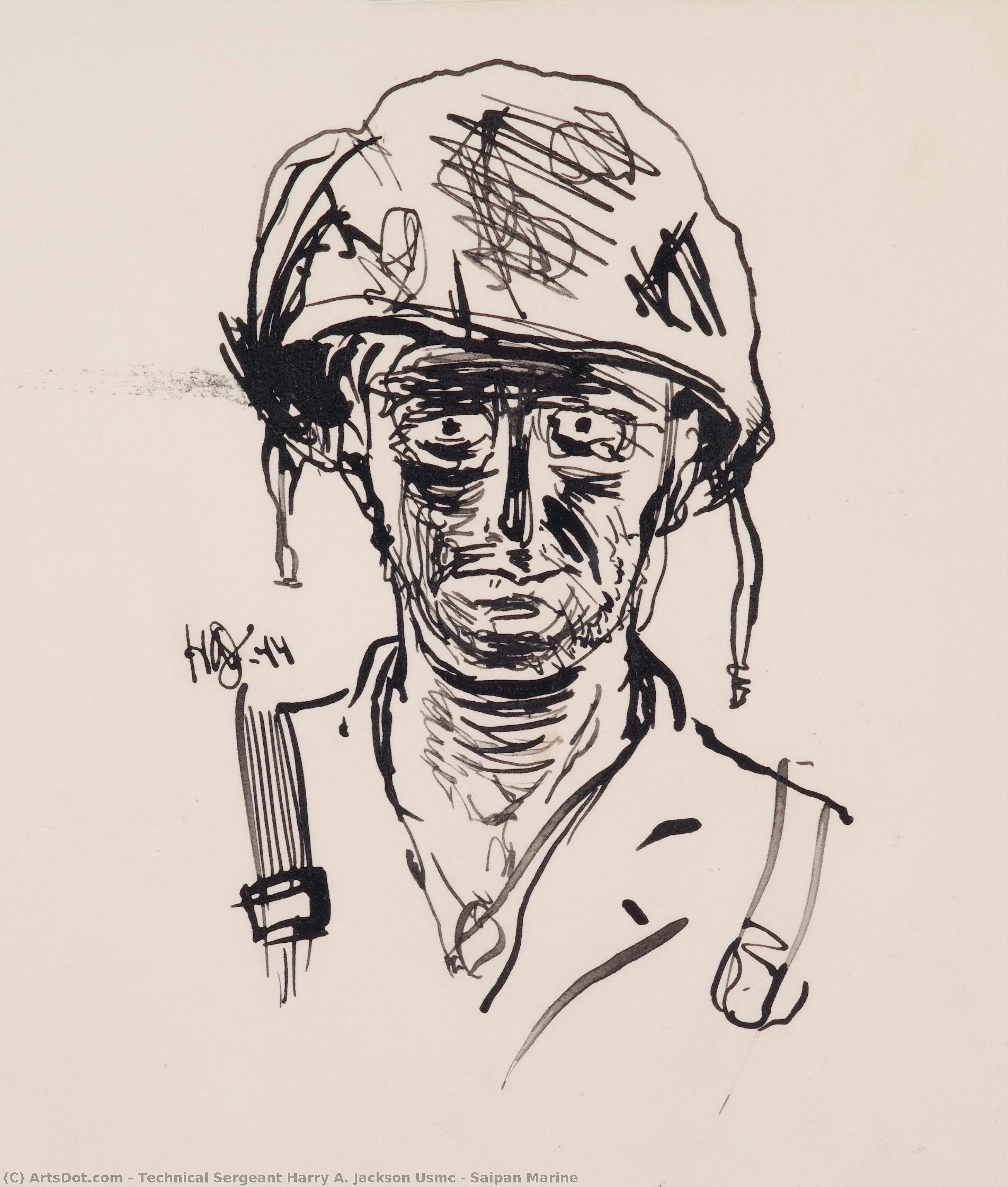 Saipan Marine — Technical Sergeant Harry A. Jackson Usmc