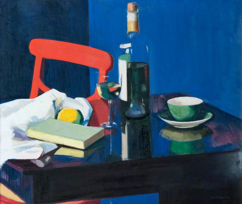 Still Life And Rosechatel — Francis Campbell Bolleau Cadell