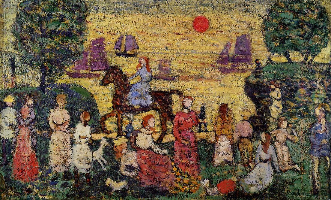 Sunset And Sea Fog — Maurice Brazil Prendergast
