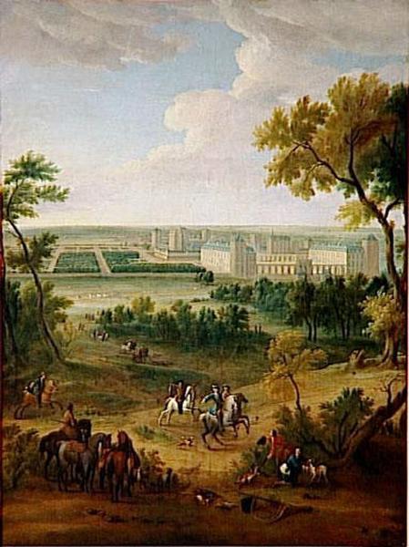 Vue Du Chateau De Vincennes Du Cote Du Parc — Jean-baptiste Martin (martin Des Batailles)