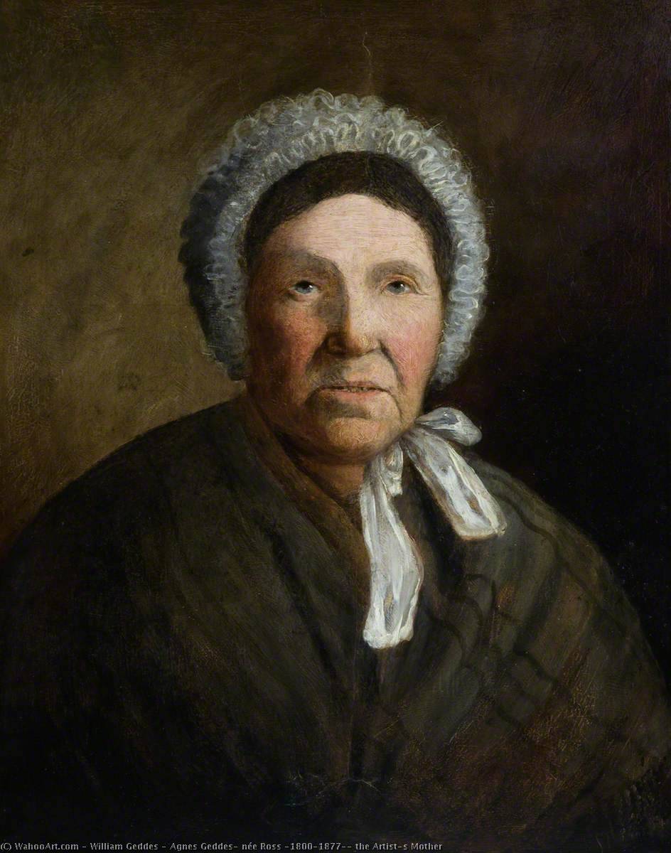 Agnes Geddes, Née Ross (1800–1877), The Artist's Mother — William Geddes