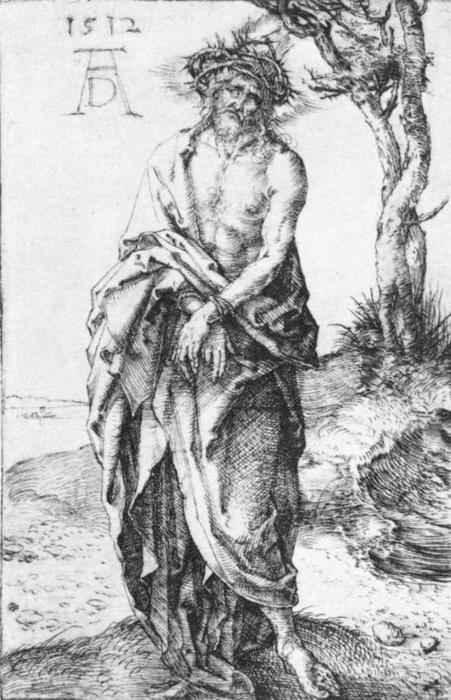 Man Of Sorrows With Hands Bound — Albrecht Dürer
