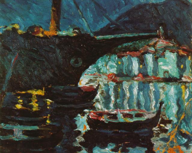 The Port Of Cadaquns, Circa 1919 — サルバドール・ダリ