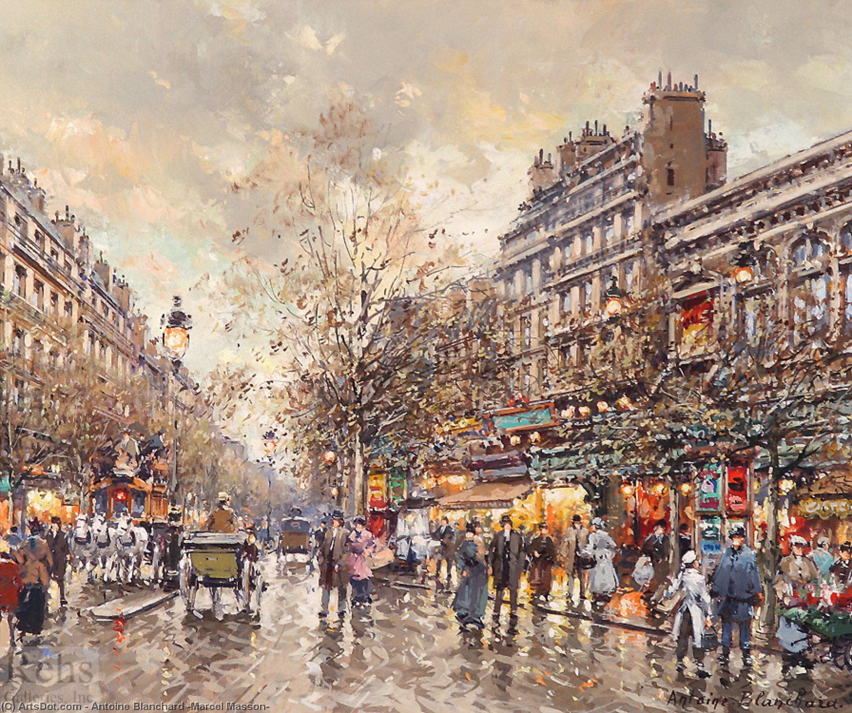 Theatre Du Gymnase, Boulevard Bonne Nouvelle — Antoine Blanchard (marcel Masson)
