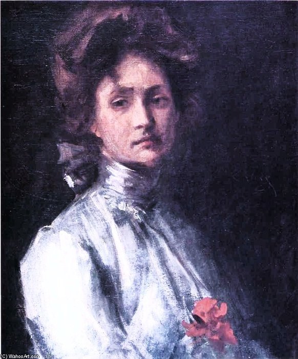Portrait Of A Young Woman — William Merritt Chase