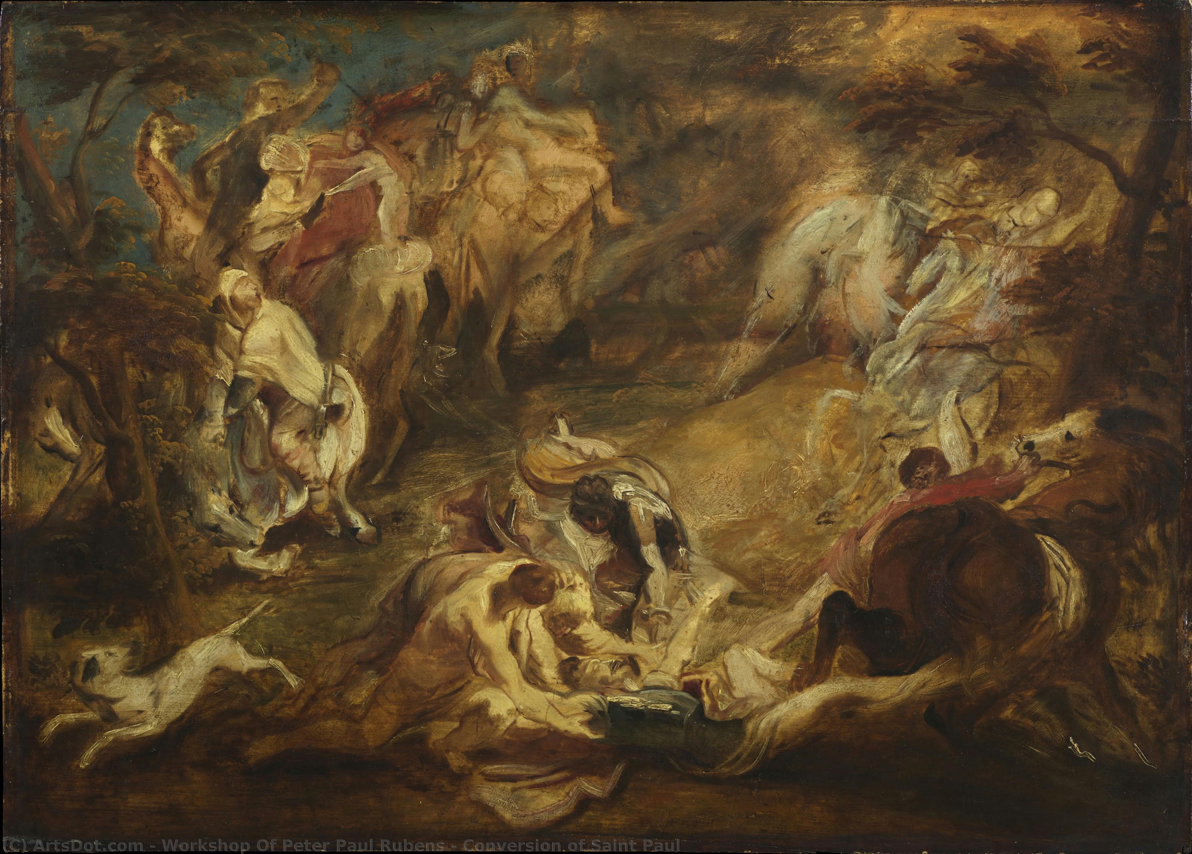 Conversion Of Saint Paul — Workshop Of Peter Paul Rubens