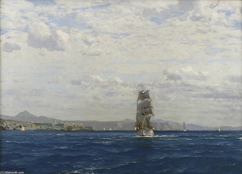 Sailing Off The Kilitbahir Fortress In The Dardenelles, Turkey — Michael Zeno Diemer