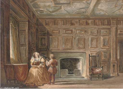 An Apartment At Haddon Hall, Derbyshire — Joseph Nash The Younger