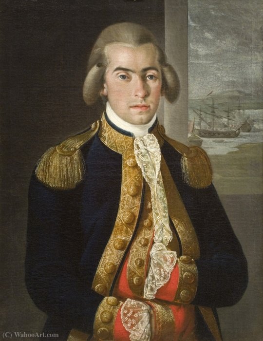 Portrait Of Teniente De Navío Emparan — Antonio Carnicero Y Mancio