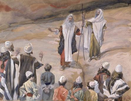 Moses Forbids The People To Follow Him — Jacques Joseph Tissot