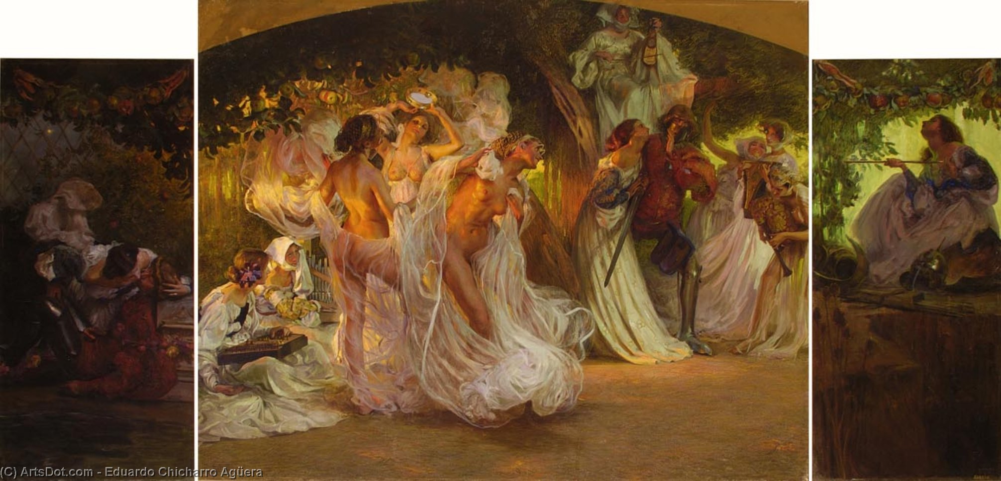 En El Bosque — Eduardo Chicharro Y Agüera