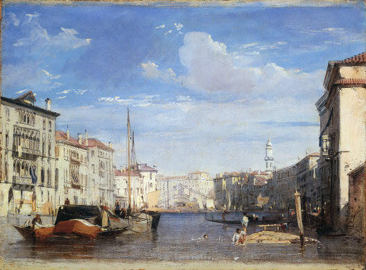 View Of The Grand Canal In Venice 1 — Richard Parkes Bonington