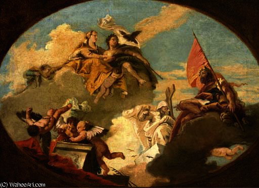 The Apotheosis Of Francesco Barbaro — Giambattista Tiepolo