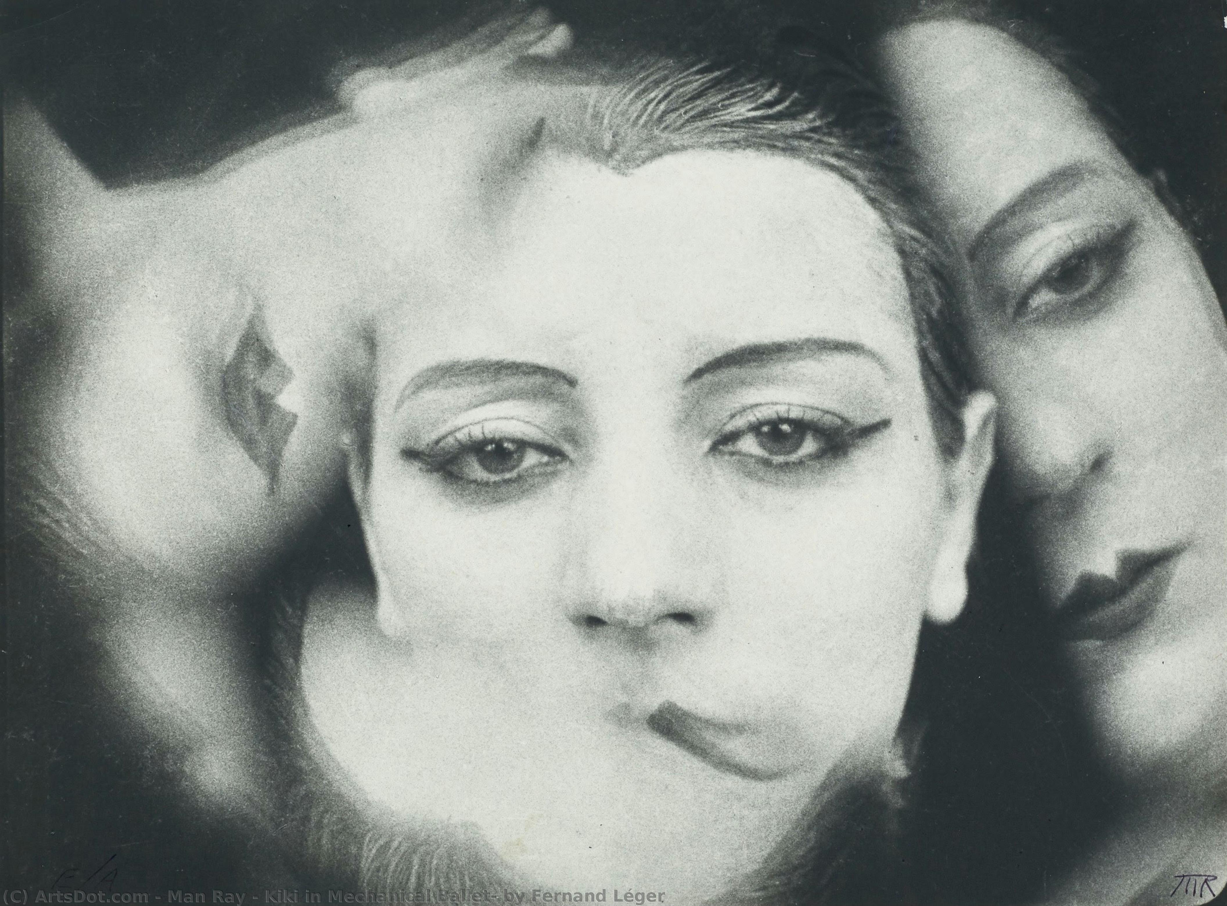 Kiki In Mechanical Ballet, By Fernand Léger — マン・レイ
