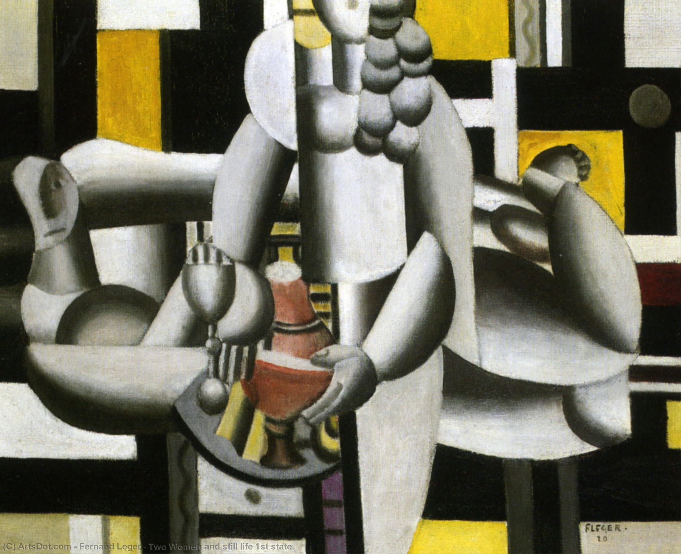 Two Women And Still Life 1st State — Fernand Léger