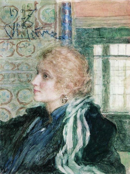 Portrait Of Maria Klopushina — Ilya Yefimovich Repin